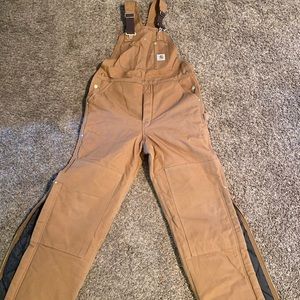Vintage Carhartt Insulated Bib Overalls Size36x30 Slight Distressing